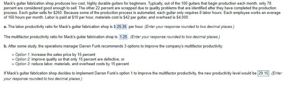 Mack's guitar fabrication shop produces low cost,