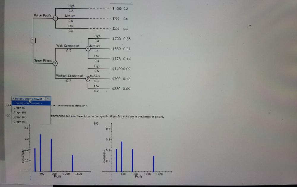 Video Tech is considering marketing one of two