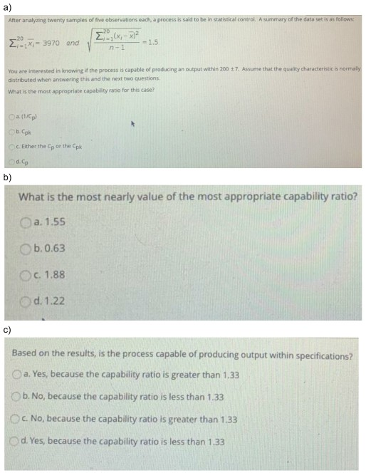 Please answer those multiple choice questions.