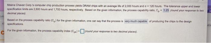 Lab Meena Chavan Corp.'s computer chip production