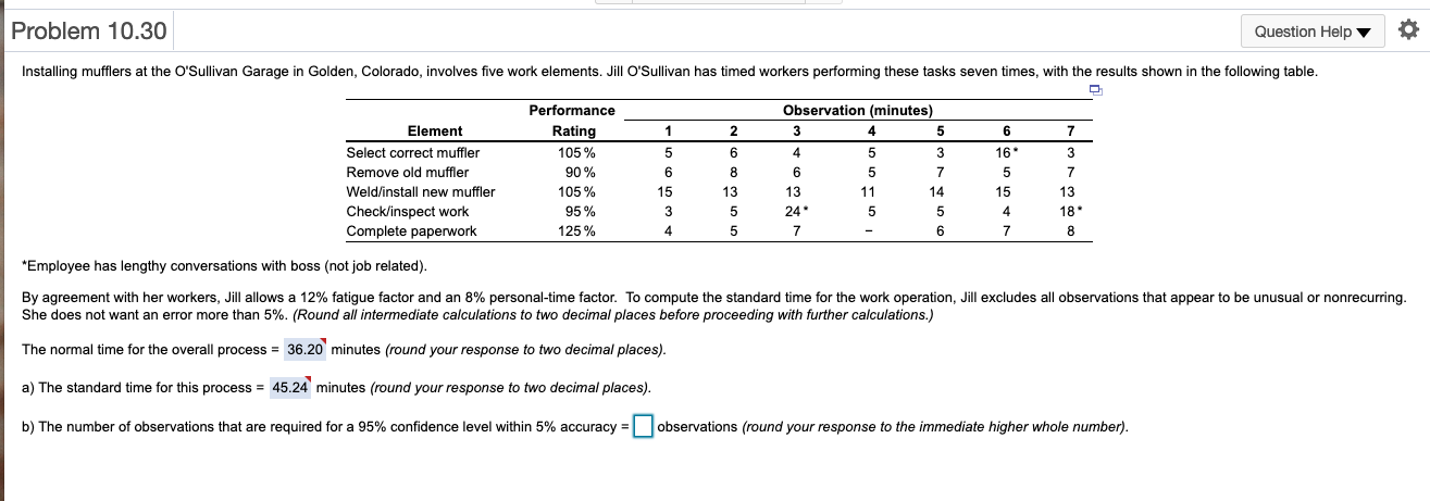 iI need help the red is wrong Problem 10.30