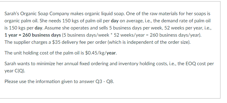 Sarah's Organic Soap Company makes organic liquid