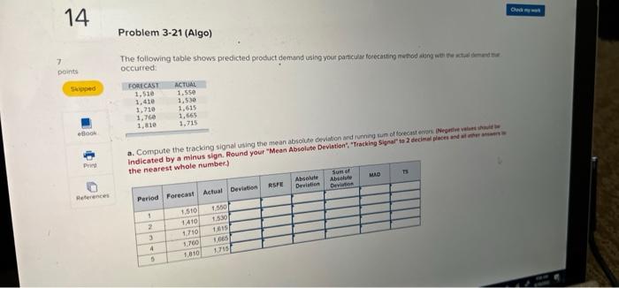 can you show me the answer to this problem and