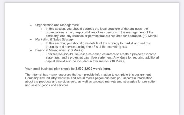 This assignment will assess the following course