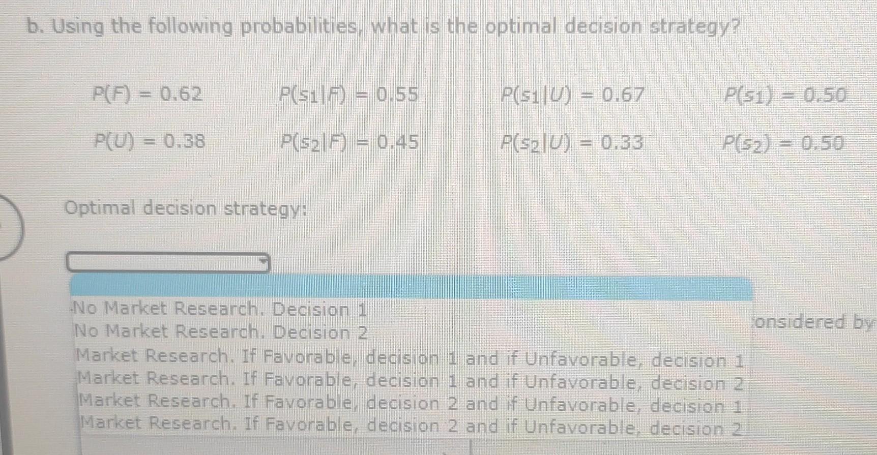 a. show the decision tree b. b. Using the