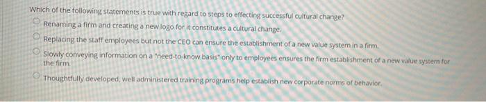 Which of the following statements is true with