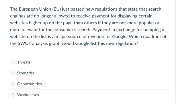 The European Union (EU) just passed new