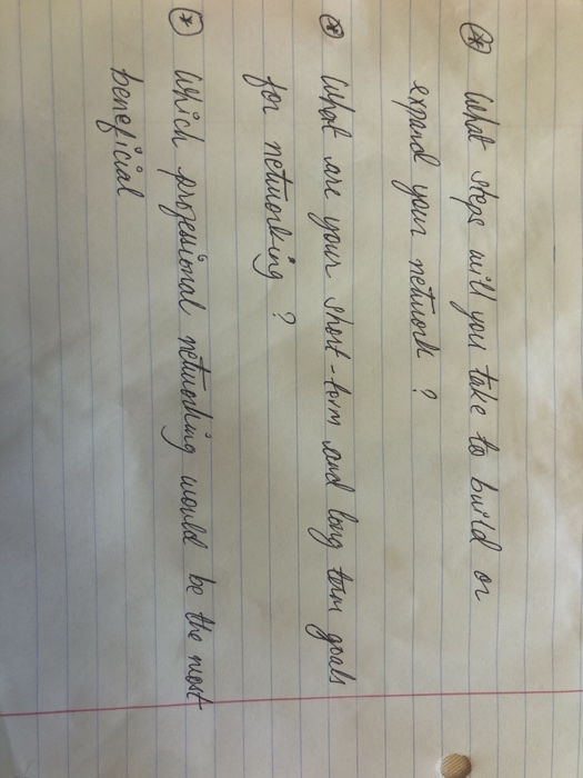 in what steps will you take to build or expand