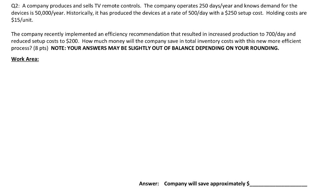 Q1: WesTex Inc. (WT) makes clothing for upscale