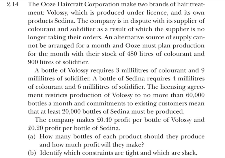 expect if they did so 2.14 The Ooze Haircraft