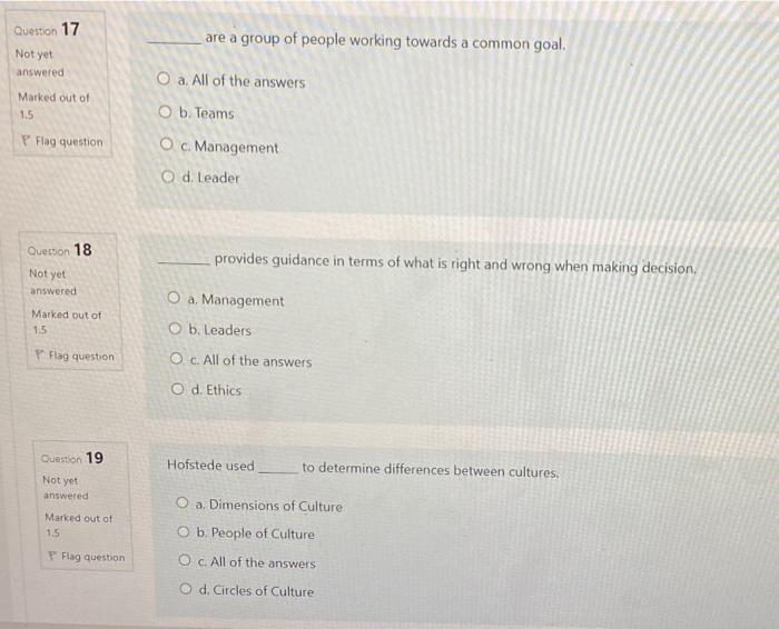 Question 14 Influence tactics are useful when a