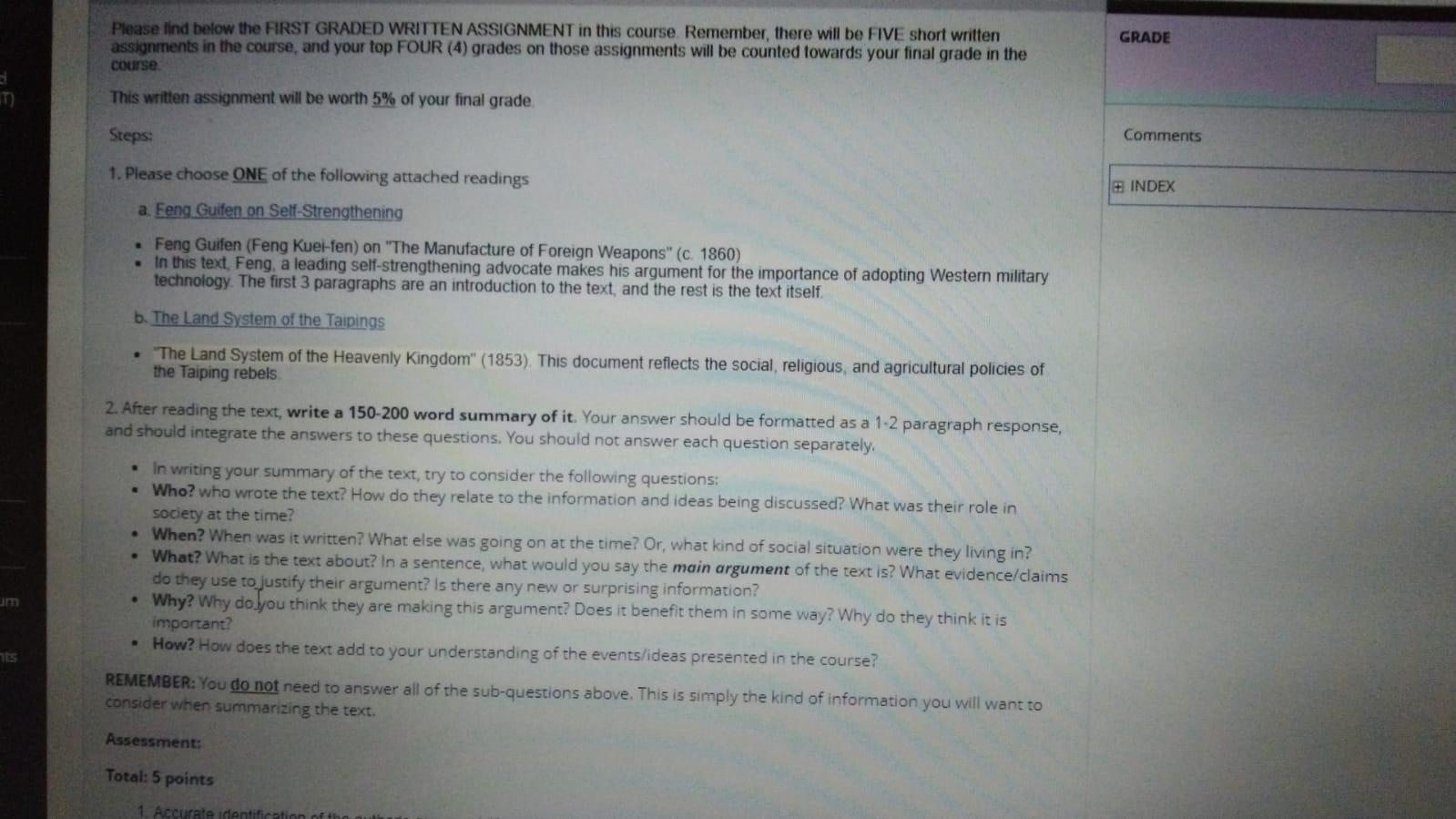 d um its Please find below the FIRST GRADED