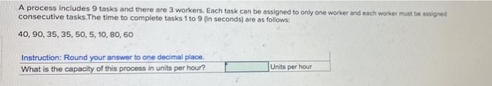 answer 21.8 is incorrect A process includes 9