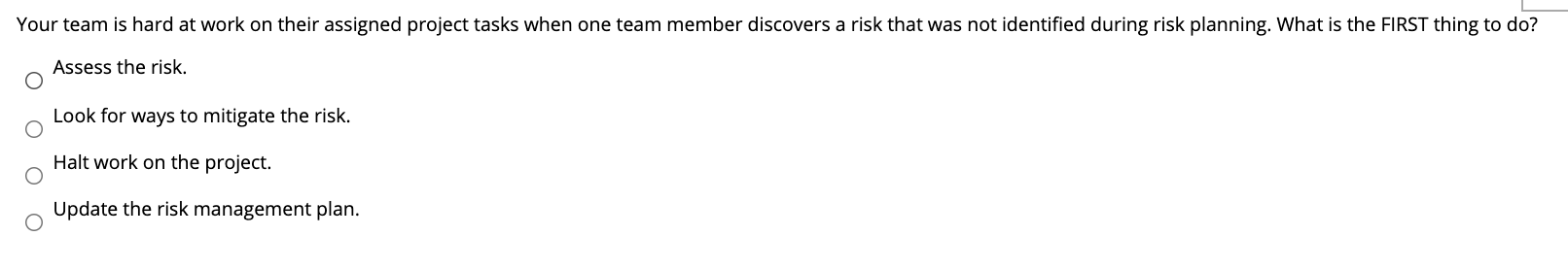 A project manager struggled to resolve an issue