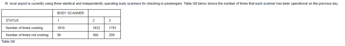 III. local airport is currently using three
