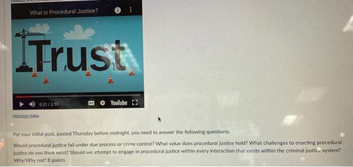 What is Procedural Justice? Trust 0217259 Youlube