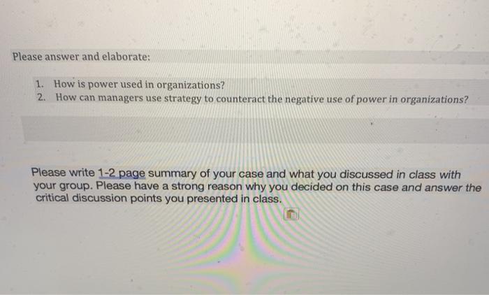 need one page or two. thank you 1. You have