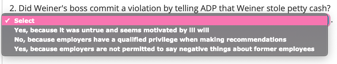 WHAT IF THE FACTS WERE DIFFERENT? Imagine that