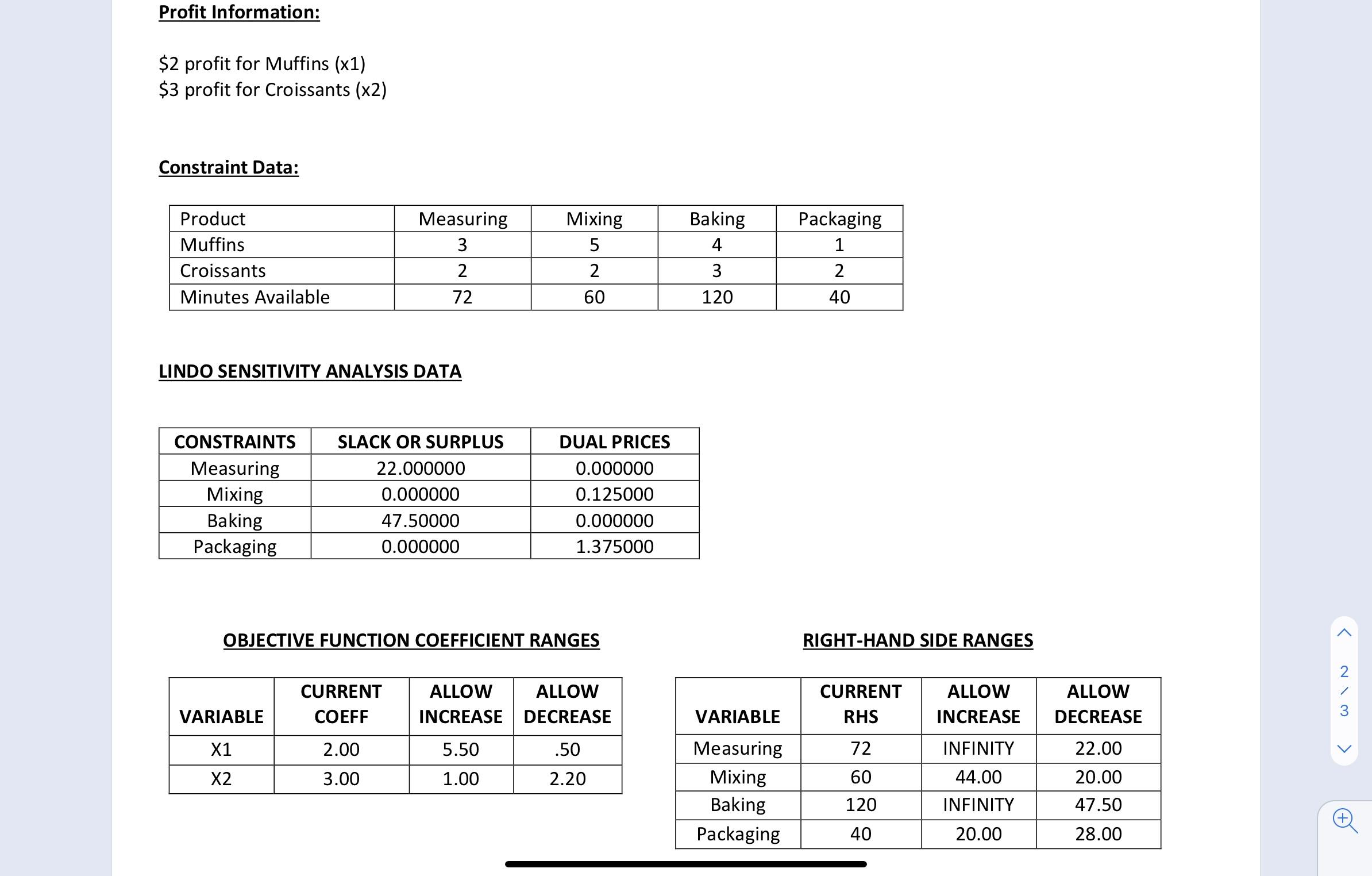 Background: Wes and Steve are partners in a lunch