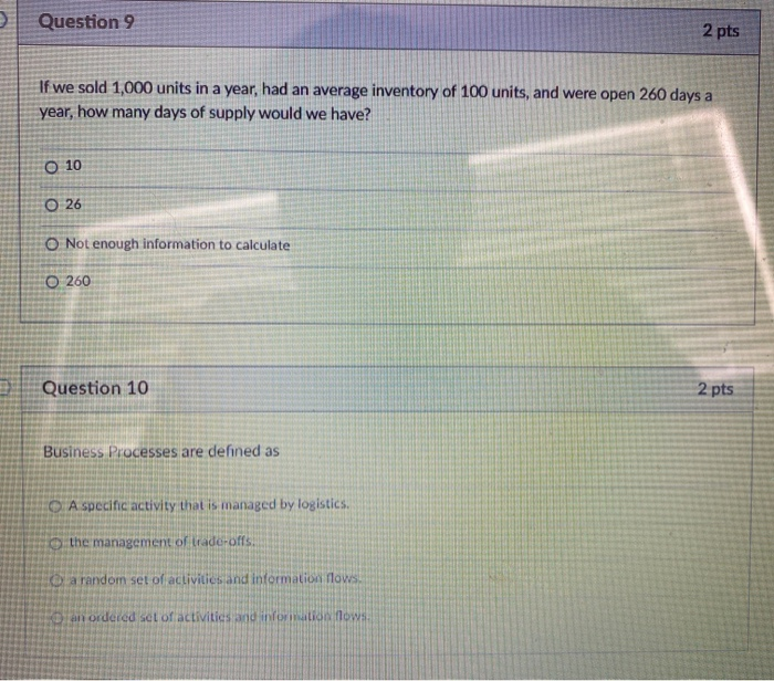 Question 7 2 pts Management of the integration of