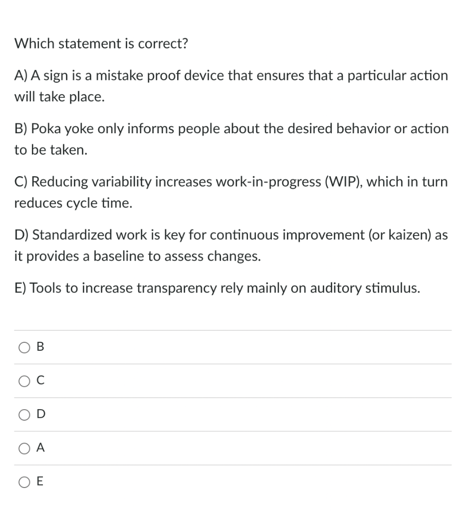 Which statement is correct? A) A sign is a