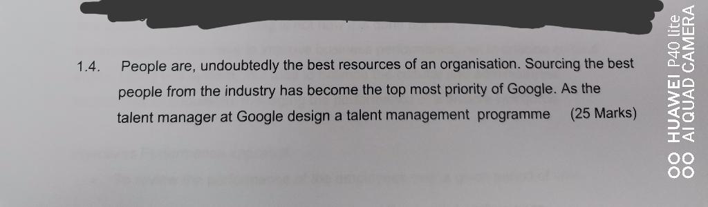 1.4. People are, undoubtedly the best resources