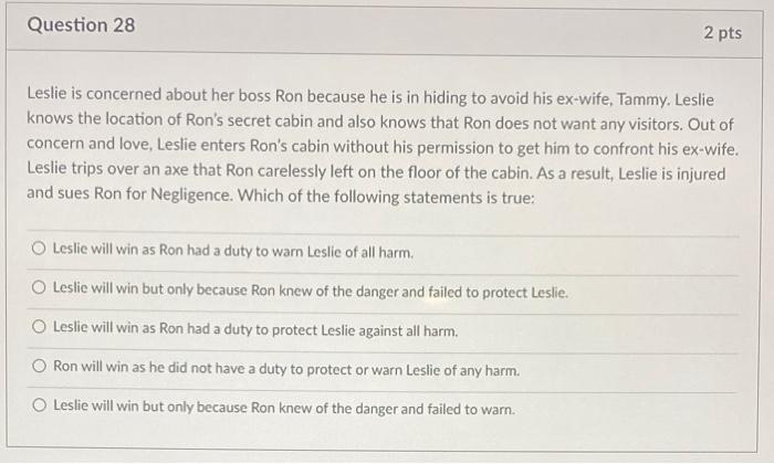 Question 27 2 pts Multiple Answer Options: Select