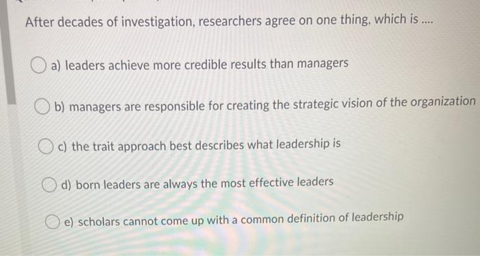 After decades of investigation, researchers agree