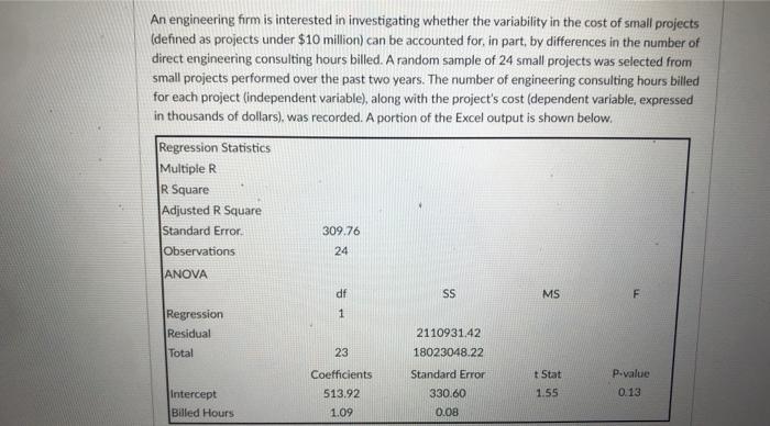 An engineering firm is interested in