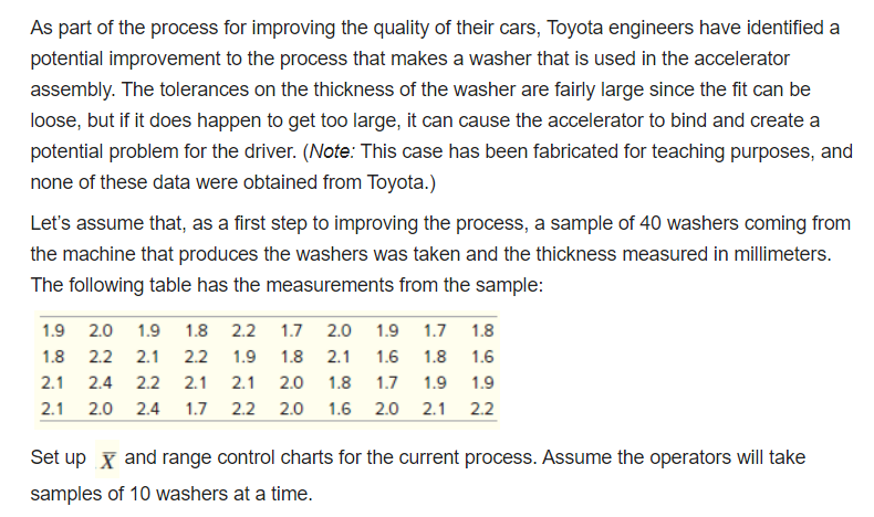 1). Quality Management Toyota = if the