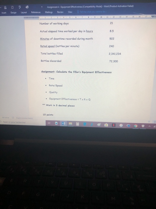 Assignment 4 - Equipment Effectiveness