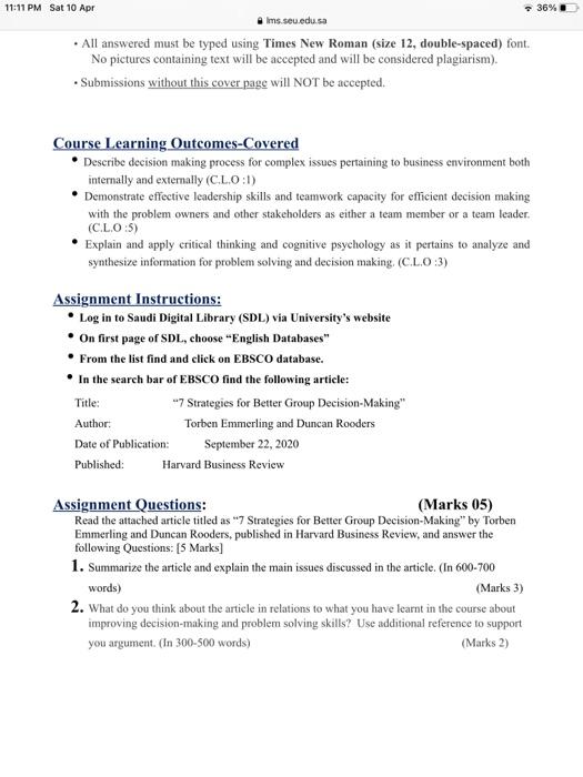 11:11 PM Sat 10 Apr 36% Ims. seu.edu.se . All