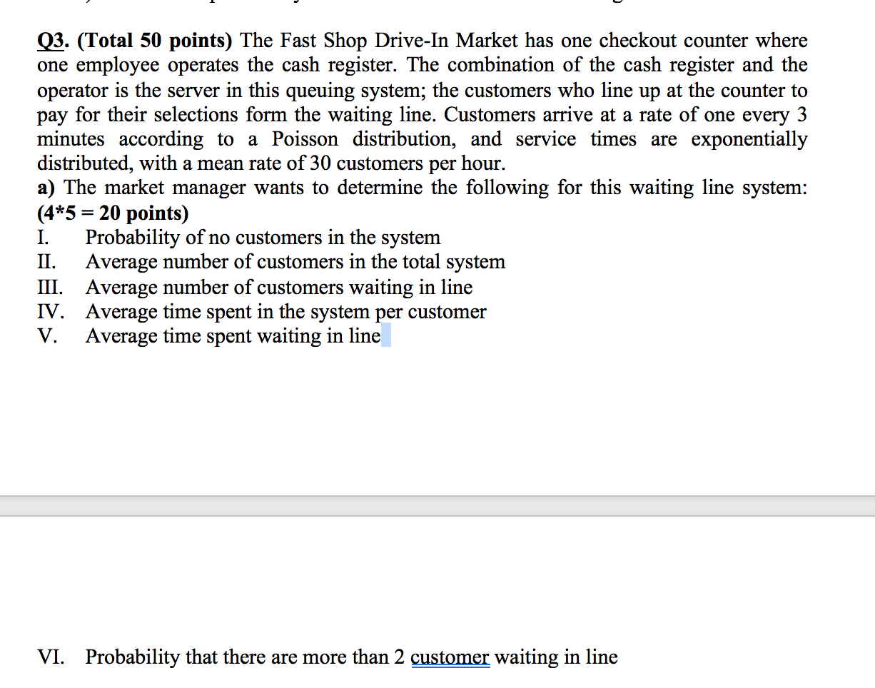 Just looking for answers in question b) Q3.