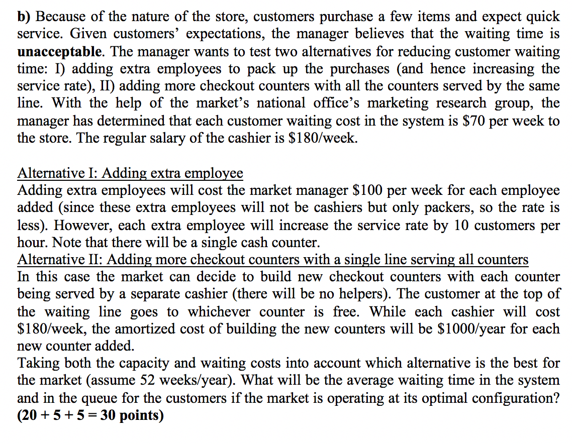 Just looking for answers in question b) Q3.