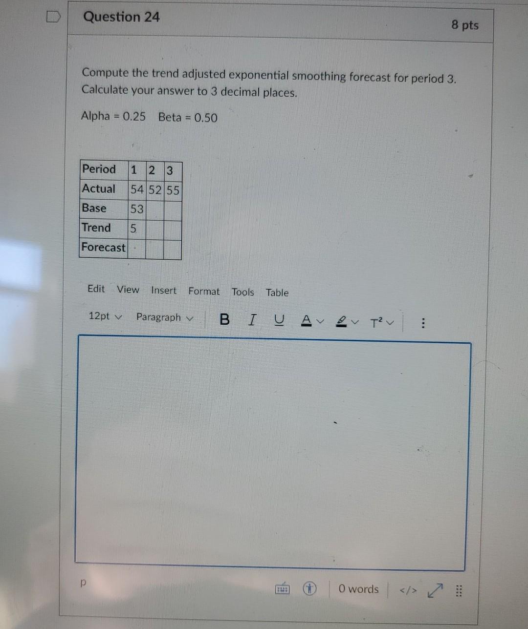 Help me please!!!!!!!!! Question 24 8 pts Compute
