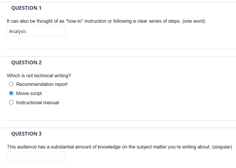 It can also be thought of as "how-to" instruction