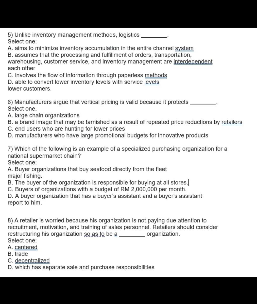 this is a sub topic of management which is