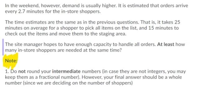 In the weekend, however, demand is usually