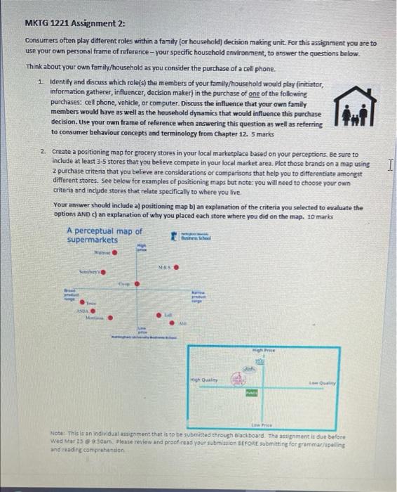 MKTG 1221 Assignment 2: Consumers often play