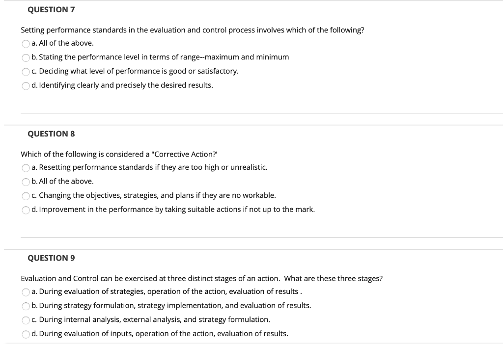 QUESTION 1 What is the Implementation Gap? a.