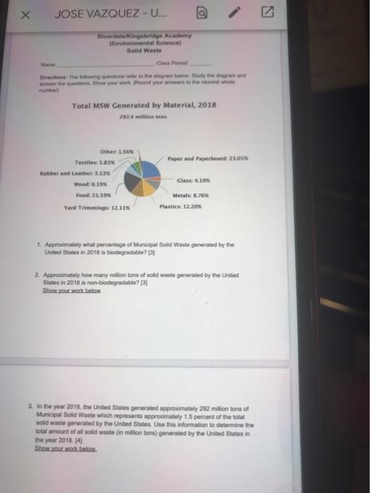 X JOSE VAZQUEZ - U... Riverdale/Kingsbridge