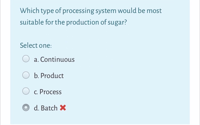 Which type of processing system would be most