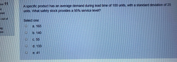 10 Which of the following statements about the