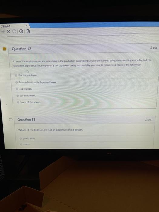 Canvas XCO Question 12 1 pts Mont of the loves