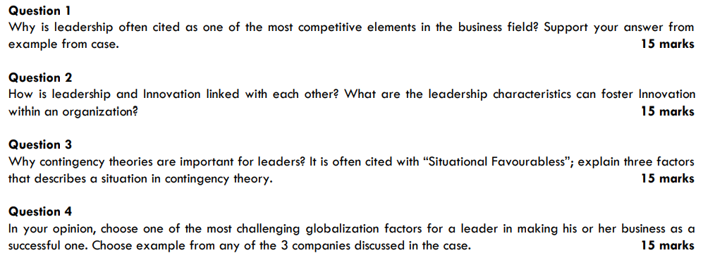 Task 1 - CASE STUDY ANALYSIS HOW LEADERS EMERGE
