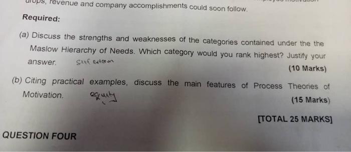 ps, revenue and company accomplishments could