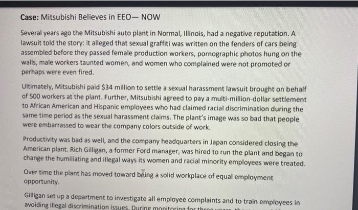 i need help answering the 4 questions Case: