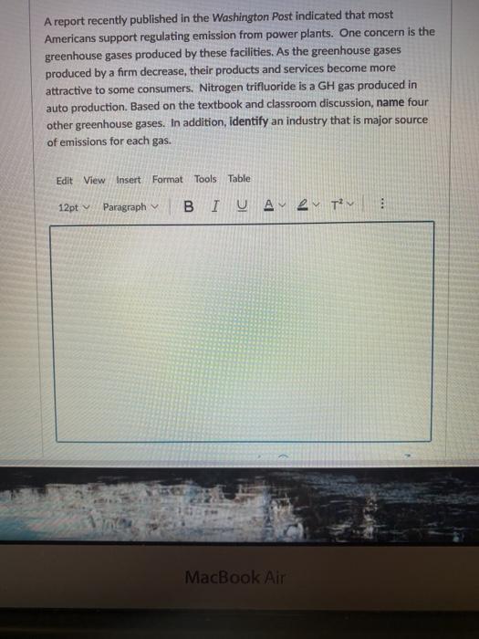 A report recently published in the Washington