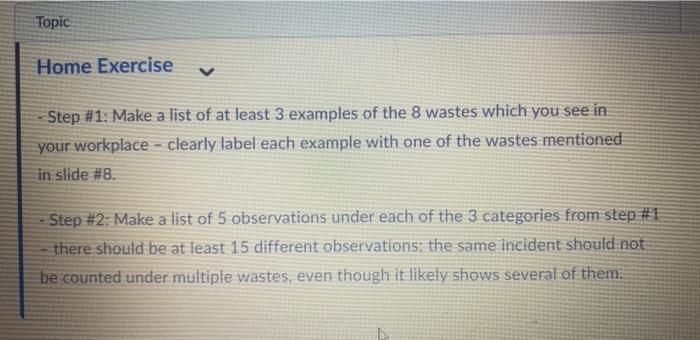 Waste (Muda) Knowledge disconnection Motion