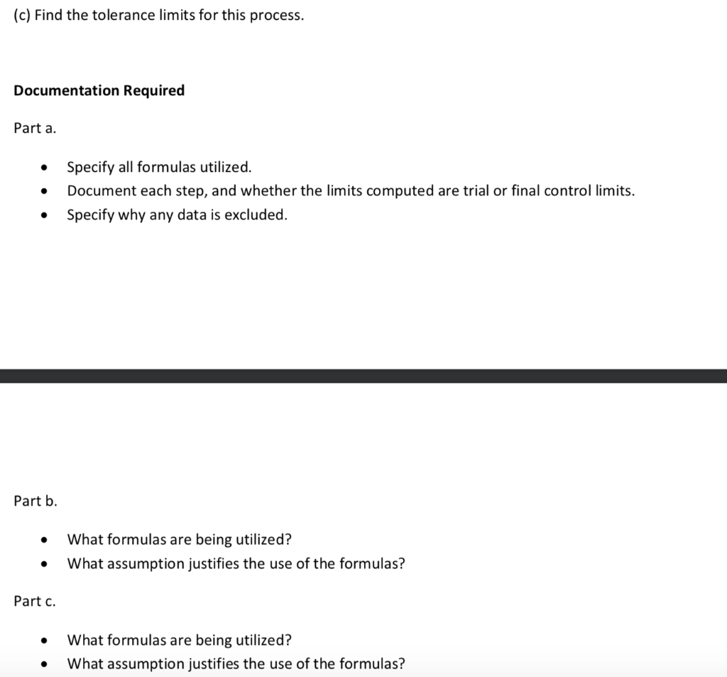 6.5 The data shown in Table 6E.4 are the